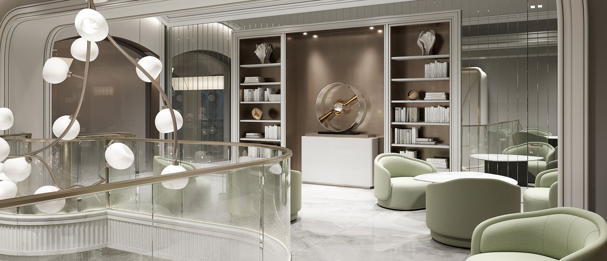 Библиотека в Lounge Библиотека в Lounge